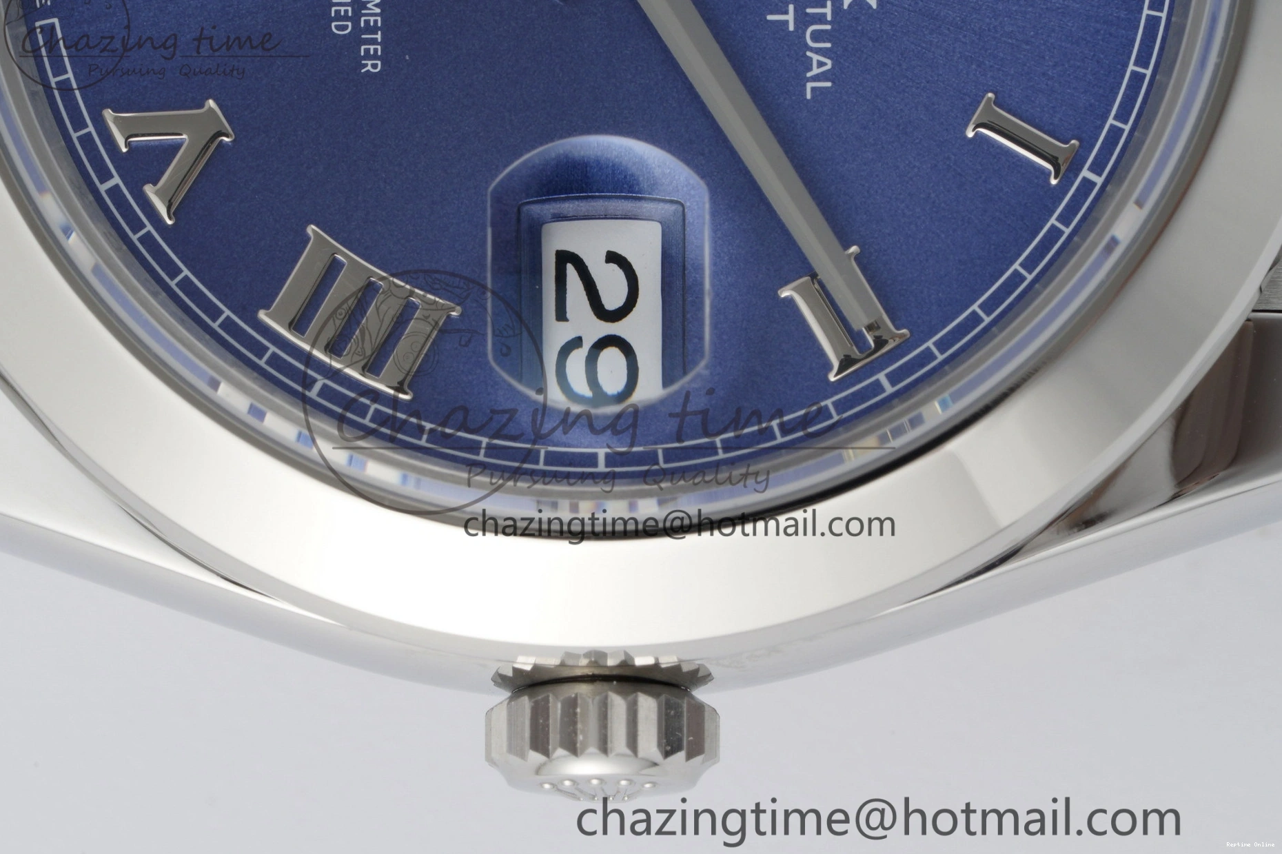 0227 Snug DateJust 41 SS Polished Bezel KING 1:1 Best Edition 904L Steel Blue Roman Dial on Jubilee Bracelet VR 2213